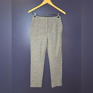 ATTO High Waist Flat Front Slim Leg Trouser Cotton Blend EUC Size 2